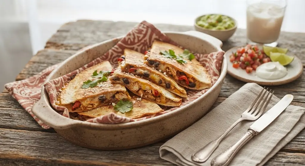 Baked Chicken Quesadillas